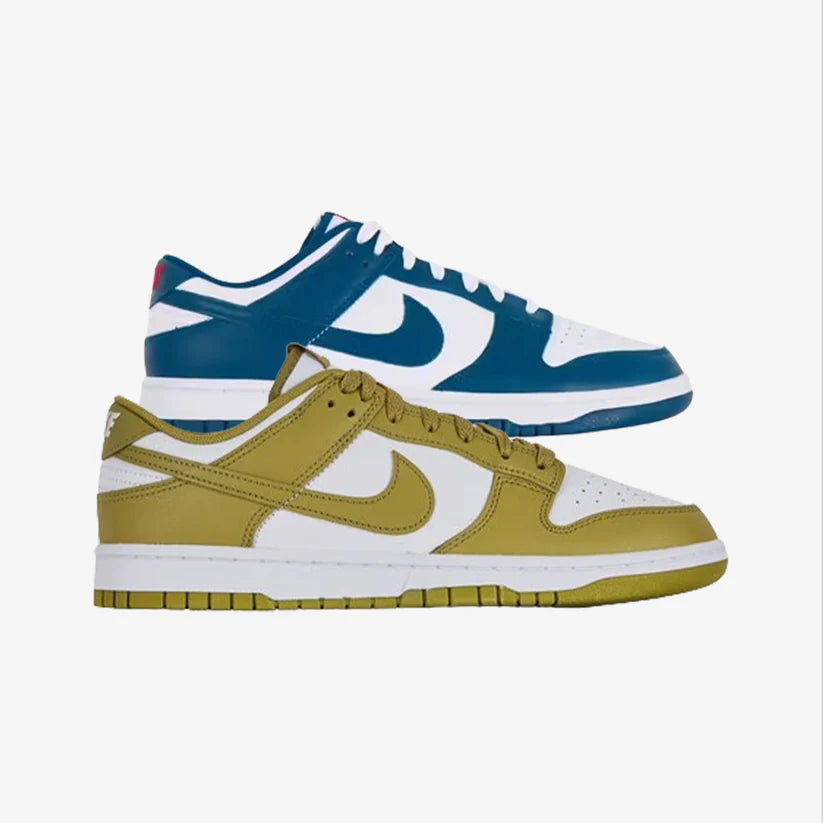 Nike Dunk Low - Khaki und Blau