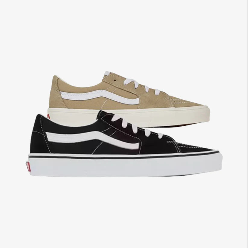 Vans SK8 Low - Schwarz und Beige